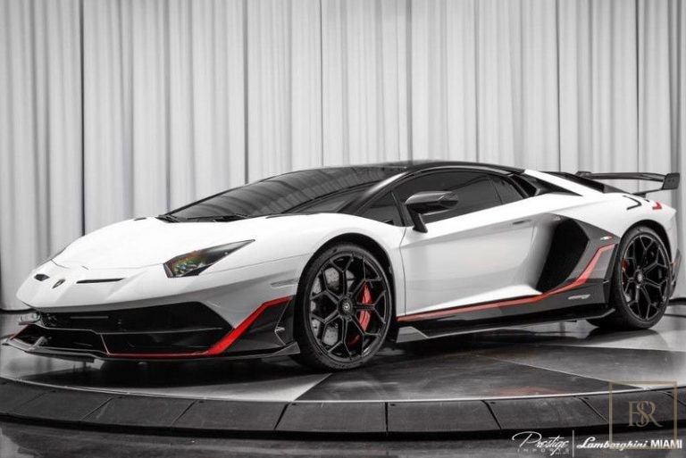 2019 Lamborghini AVENTADOR SVJ White for sale For Super Rich