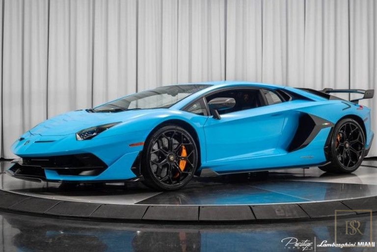 2019 Lamborghini AVENTADOR SVJ Blue for sale For Super Rich