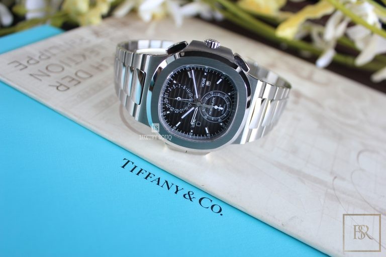 Watch PATEX PHILIPPE Nautilus Travel Time Chronograph Tiffany & CO.  for sale For Super Rich